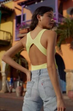 Sublime Open Back Bodysuit -Sundress Haven 200119 ASTR Label 0383