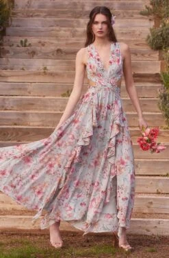 Noya Floral Cutout Maxi Dress -Sundress Haven 23 01 19 ASTR WEDDING0102