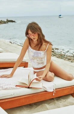 Rumi Tie Dye Back Tie Top