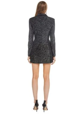 Into The Night Dress -Sundress Haven ACDR100079 BLACK SPARKLE DOT 03