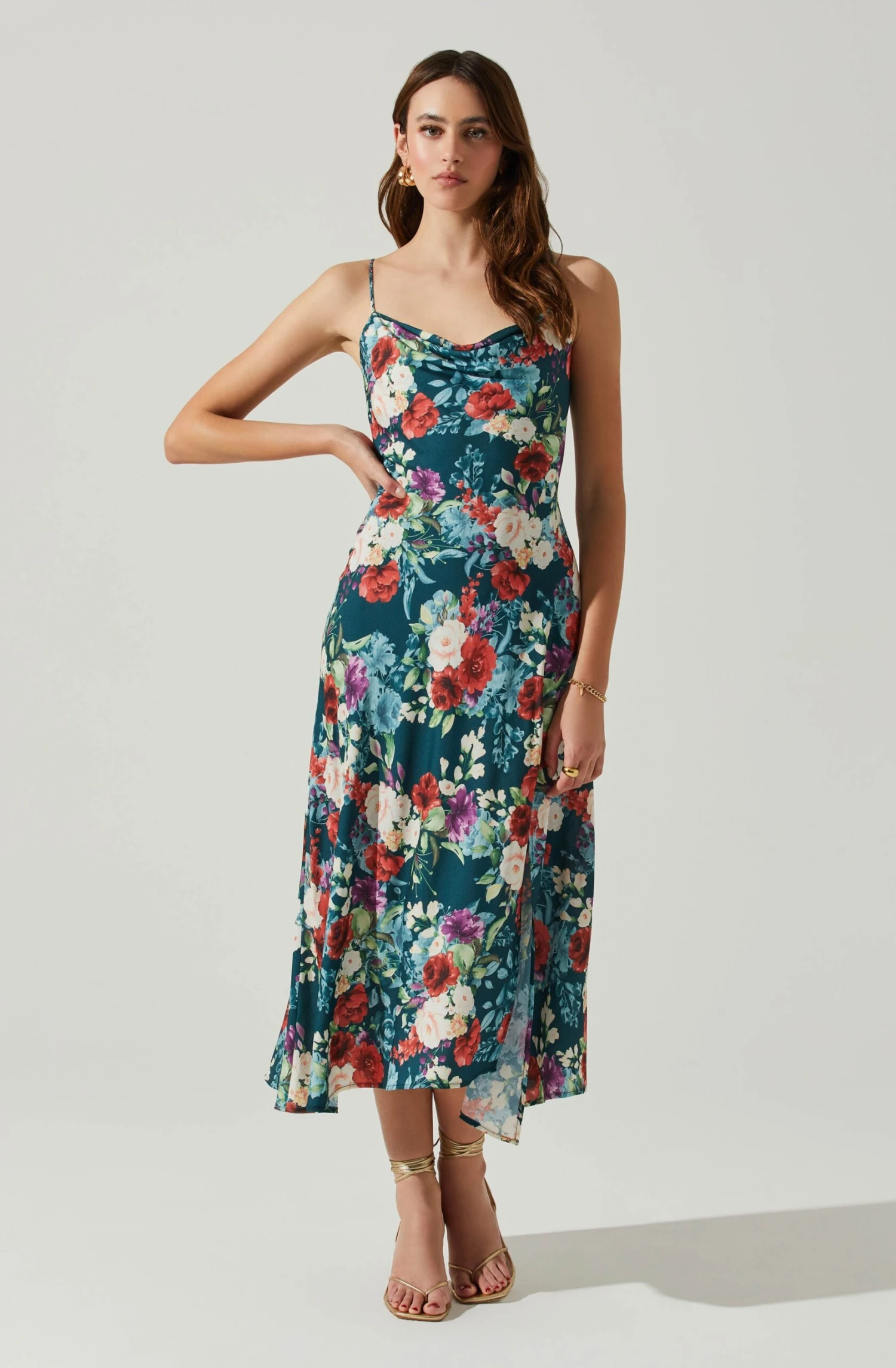 Gaia Floral Midi Dress 3 Gaia Floral Midi Dress - Image 3