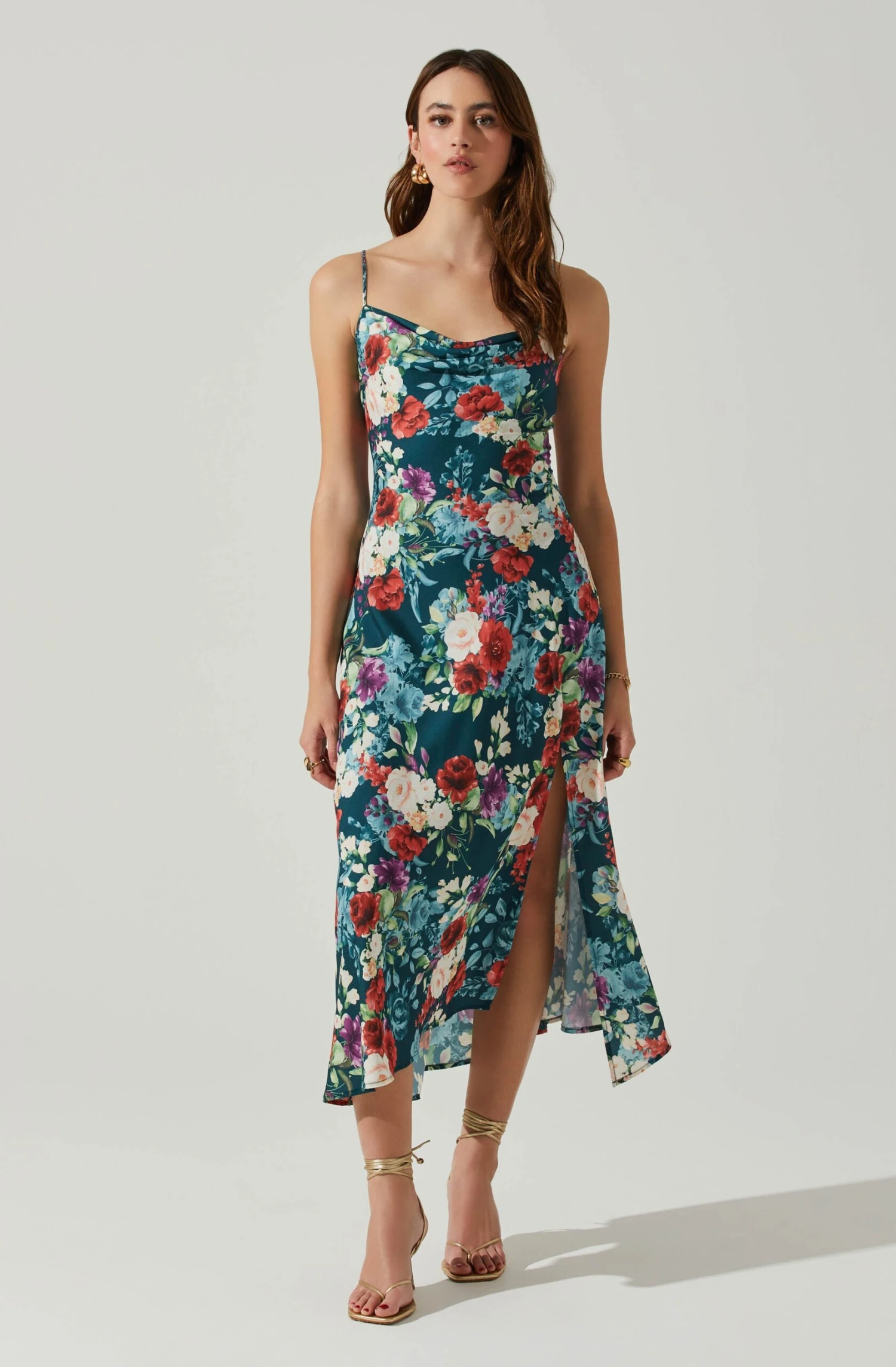 Gaia Floral Midi Dress 1 Gaia Floral Midi Dress
