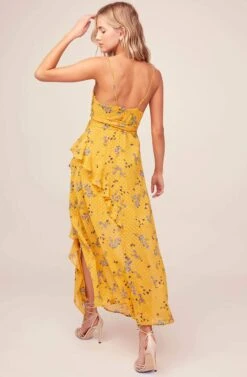 Bette Floral Maxi Dress -Sundress Haven ACDR100251 MARIGOLD MULTI FLORAL 3B