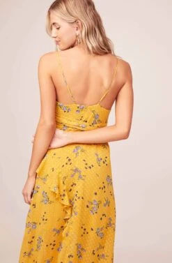 Bette Floral Maxi Dress -Sundress Haven ACDR100251 MARIGOLD MULTI FLORAL 4A