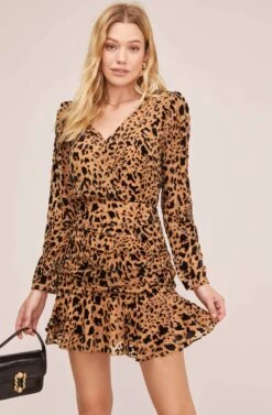 Nikita Leopard Mini Dress 9 Nikita Leopard Mini Dress -Sundress Haven ACDR100327 BURNOUT LEOPARD 2