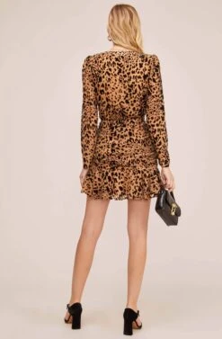 Nikita Leopard Mini Dress 7 Nikita Leopard Mini Dress -Sundress Haven ACDR100327 BURNOUT LEOPARD 3