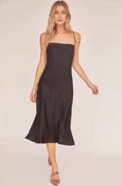 Trinity Chevron Midi Dress