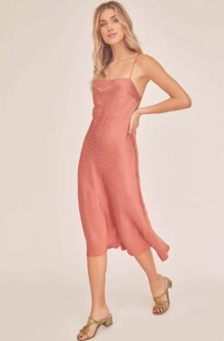 Trinity Chevron Midi Dress -Sundress Haven ACDR100475 CANYON 3A