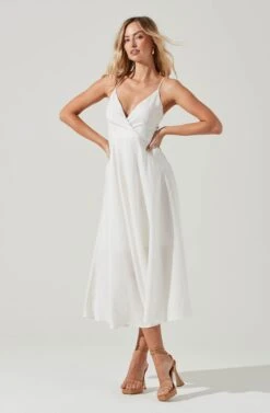 Ambrosia Midi Dress 8 Ambrosia Midi Dress -Sundress Haven ACDR100490 WHITE 0383