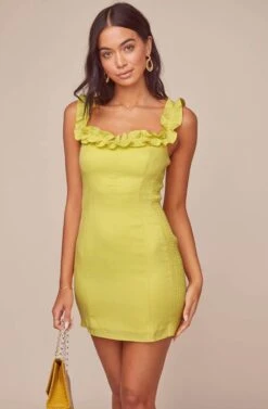 Renata Off Shoulder Dress -Sundress Haven ACDR100525 LEMON 2 0afee467 285d 4570 b818 fb39b7f7c1ba