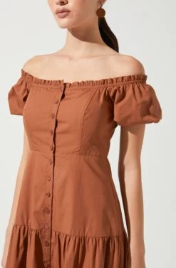 Sundress Haven -Sundress Haven ACDR100582B MOCHA 2