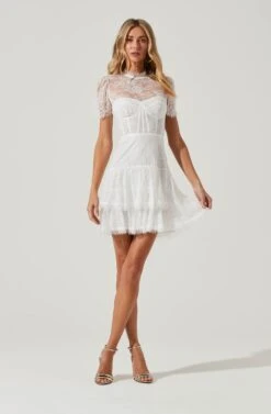Leilani Lace Bustier Mini Dress -Sundress Haven ACDR100765 WHITE 2 b92eecd6 f9d6 4146 8e06 e66d94dbc55a