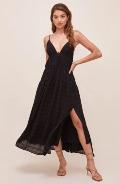 Lizbeth Maxi Dress -Sundress Haven ACDR100854 BLACK 1