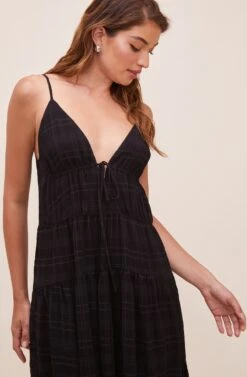 Lizbeth Maxi Dress -Sundress Haven ACDR100854 BLACK 2