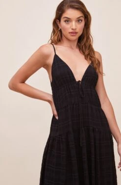 Lizbeth Maxi Dress -Sundress Haven ACDR100854 BLACK 3