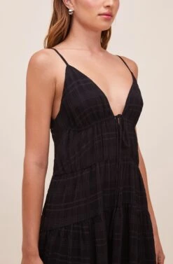 Lizbeth Maxi Dress -Sundress Haven ACDR100854 BLACK 4