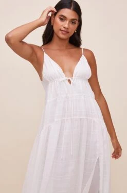 Lizbeth Maxi Dress -Sundress Haven ACDR100854 WHITE 3