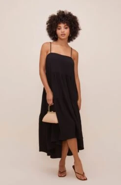 Ursa Midi Dress -Sundress Haven ACDR100860 BLACK 1