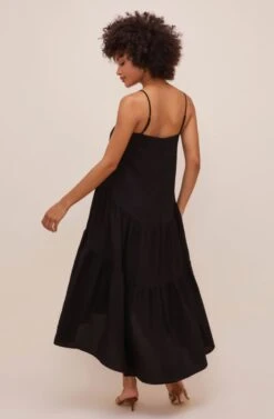 Ursa Midi Dress -Sundress Haven ACDR100860 BLACK 7