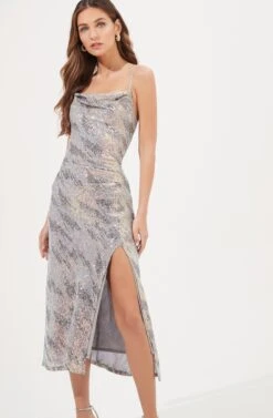 Hollywood Sequin Midi Dress