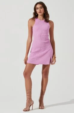 Meera Ribbed Knit Mini Dress