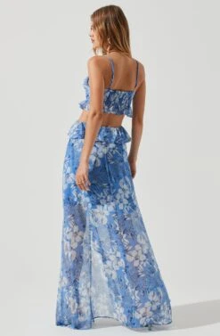 Palace Floral Cutout Ruffle Maxi Dress -Sundress Haven ACDR101252 BLUEWHITEFLORAL 0994 26c97722 4497 4946 8d5b adadabb4db4a