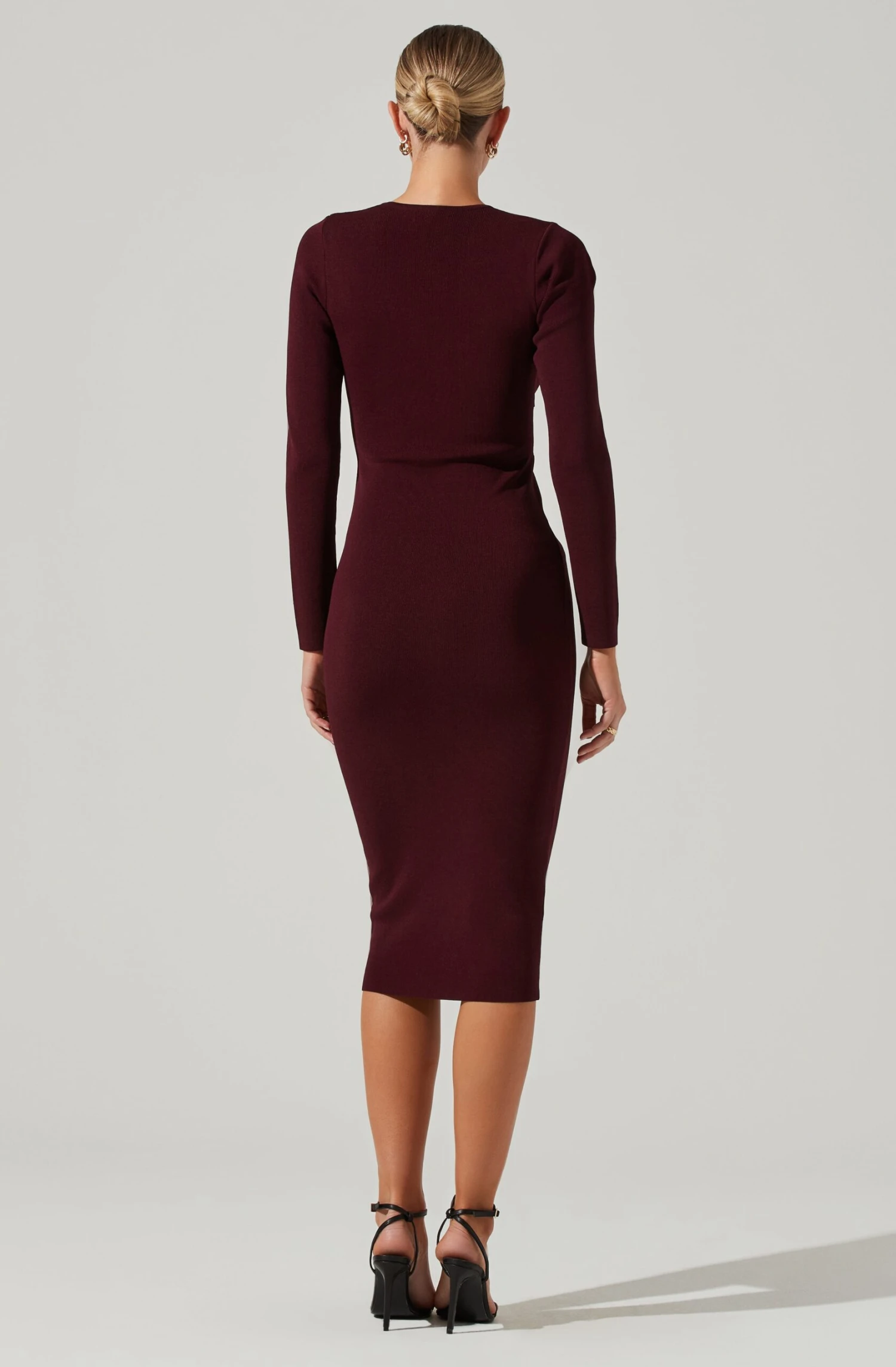 Jovie Front Cutout Bodycon Midi Dress 12 Jovie Front Cutout Bodycon Midi Dress - Image 12