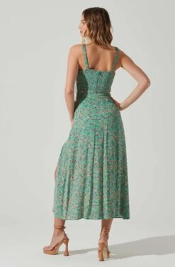 Elsie Floral Midi Dress 21 Elsie Floral Midi Dress -Sundress Haven ACDR101374V GREENMAGENTADITSY 6