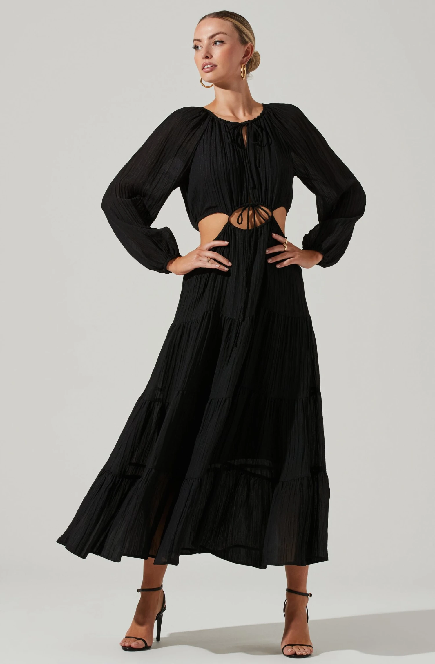Freya Cutout Midriff Maxi Dress 1 Freya Cutout Midriff Maxi Dress