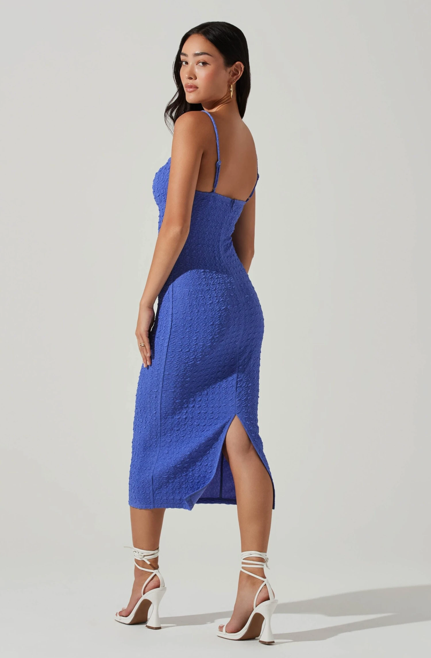 Signy Textured Midi Dress 9 Signy Textured Midi Dress - Image 9