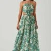 Sivana Halter Neck Floral Maxi Dress