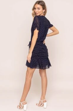 NATASHA MINI DRESS -Sundress Haven ACDR95268 BLUE POLKA DOT 5A