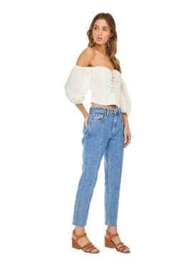 Raelynn Off Shoulder Top -Sundress Haven ACT13259 NATURAL 2