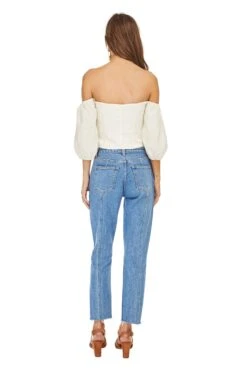 Raelynn Off Shoulder Top -Sundress Haven ACT13259 NATURAL 3