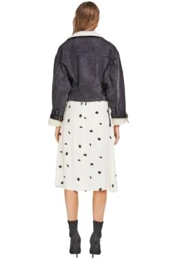 Jefferson Jacket -Sundress Haven ACT13717 BLACK WASH DENIM 03