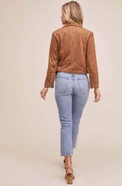 Venice Moto Jacket -Sundress Haven ACT13785 CARAMEL 4