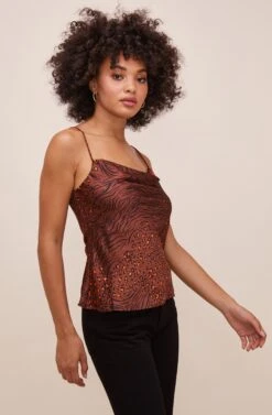 Darla Animal Tank Top -Sundress Haven ACT15035C RUSTANIMAL 3