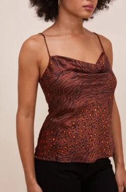 Darla Animal Tank Top -Sundress Haven ACT15035C RUSTANIMAL 4