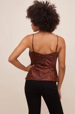 Darla Animal Tank Top -Sundress Haven ACT15035C RUSTANIMAL 6