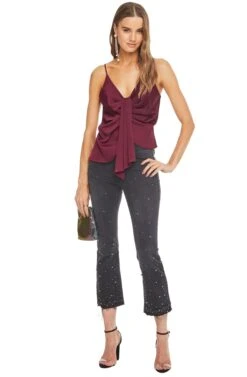 Gina Top -Sundress Haven ACT15112 CABERNET 01