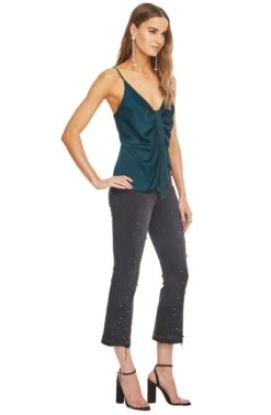 Gina Top -Sundress Haven ACT15112 TEAL 02