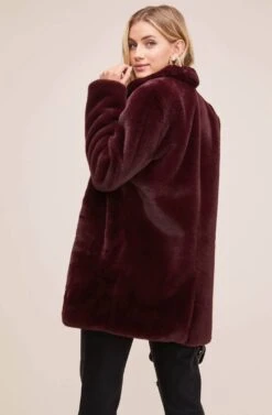 Cleo Coat -Sundress Haven ACT15125 PLUM 6