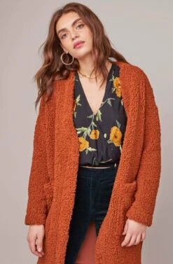Fauna Coat (Sold Out) -Sundress Haven ACT15455 RUST 3A ea45a32e a24c 476c 815c 28fe34ae33ca