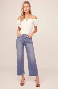 Romy Top -Sundress Haven ACT15482 WHITE 5