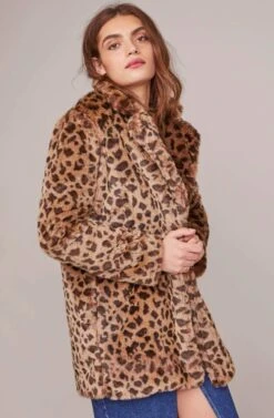 Inez Leopard Coat -Sundress Haven ACT15519 LEOPARD 4A