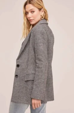 Arlo Blazer 8 Arlo Blazer -Sundress Haven ACT15554 BLACK WHITE HOUNDSTOOTH 5