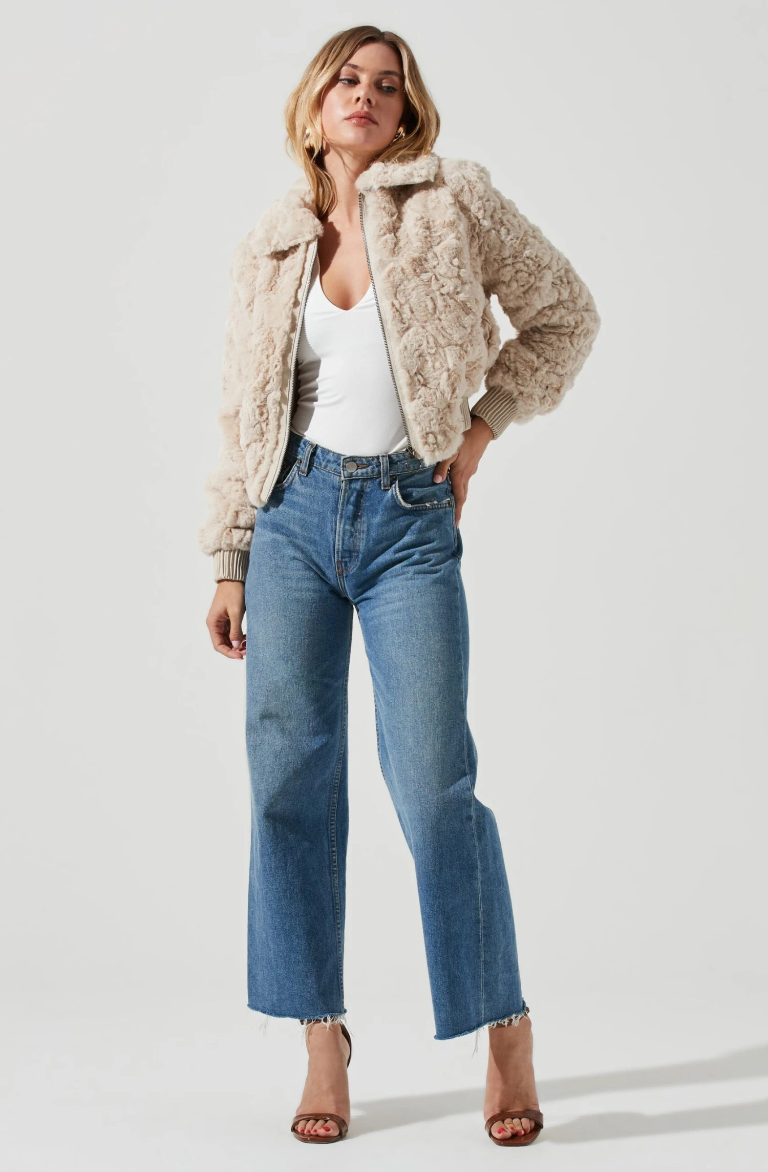 Suzanne Faux Fur Jacket 2 Suzanne Faux Fur Jacket - Image 2