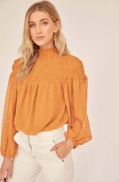Libra Mock Neck Top