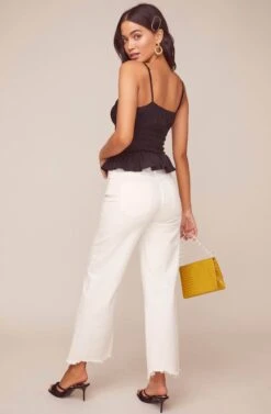 Fiona Smocked Top -Sundress Haven ACT15771B BLACK 3