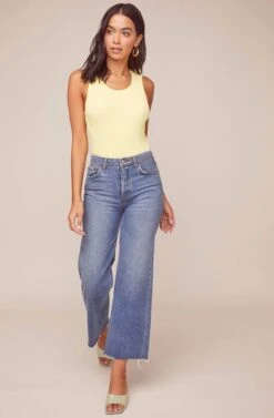 Sublime Open Back Bodysuit -Sundress Haven ACT15859 PALE LIME 1